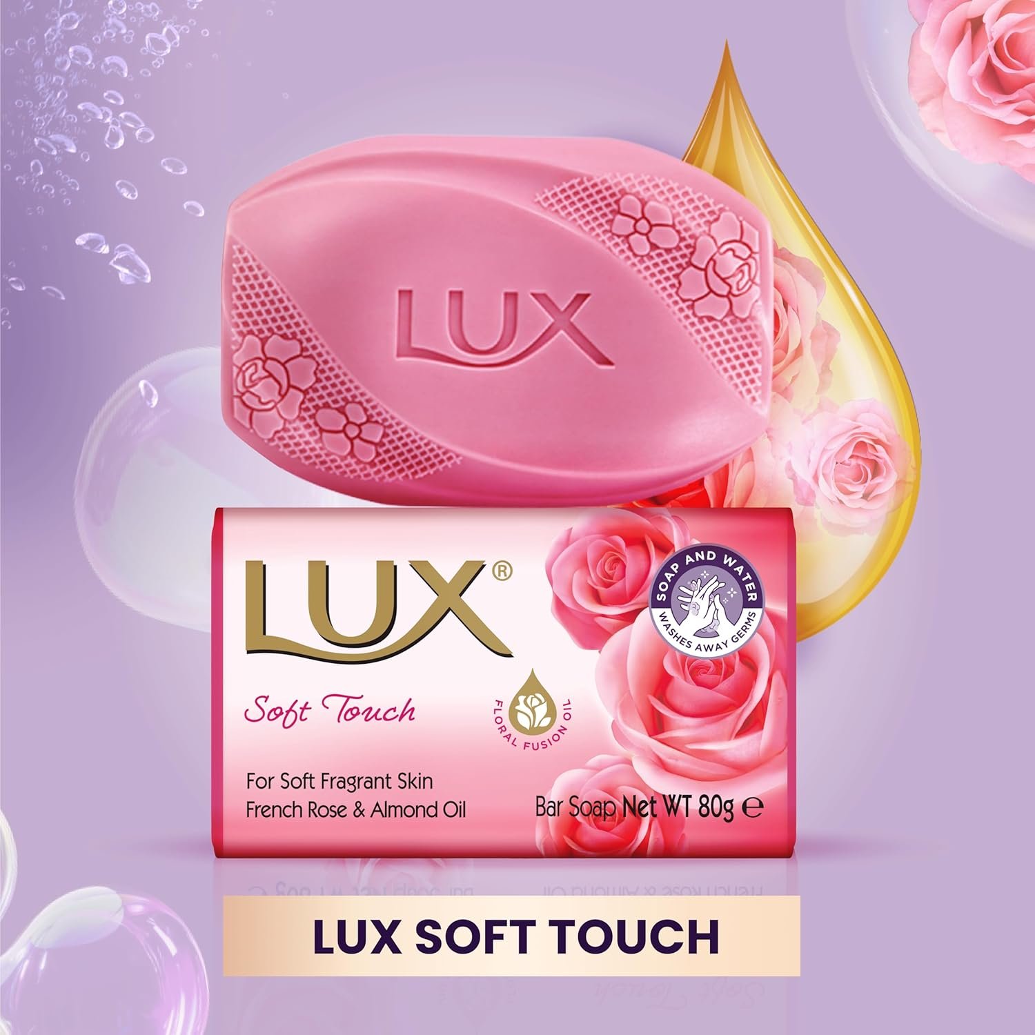 LUX Soft Touch Soap Bar 80g